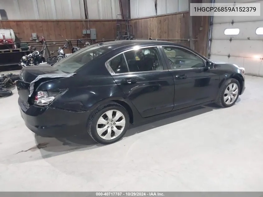 2009 Honda Accord 2.4 Ex-L VIN: 1HGCP26859A152379 Lot: 40717787