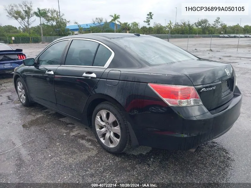 2009 Honda Accord 3.5 Ex-L VIN: 1HGCP36899A050105 Lot: 40723214