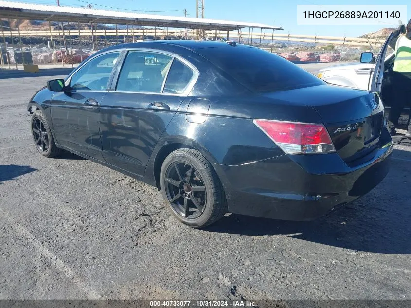 1HGCP26889A201140 2009 Honda Accord 2.4 Ex-L