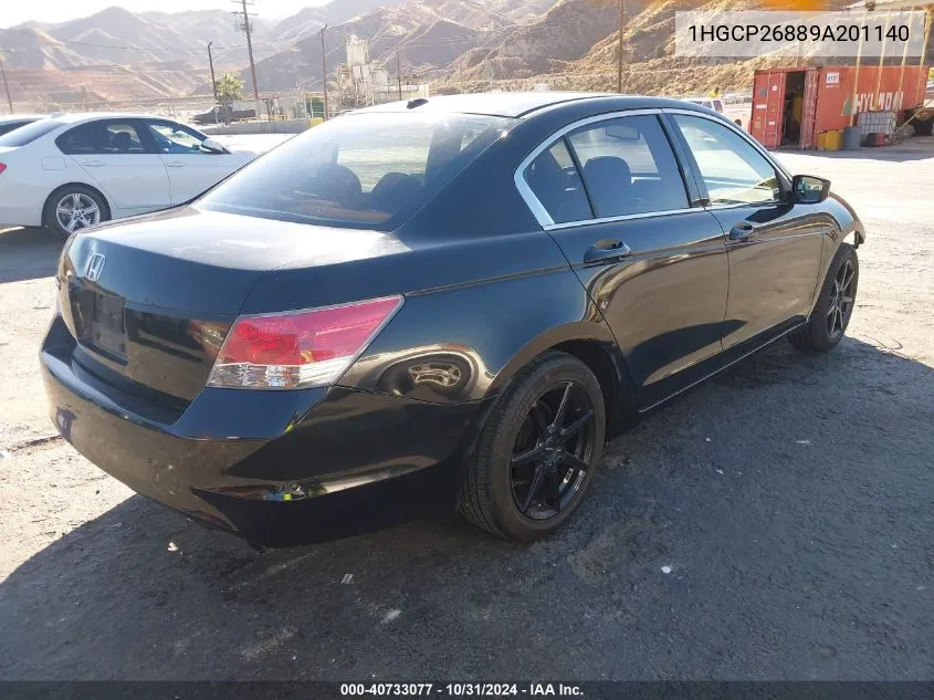 1HGCP26889A201140 2009 Honda Accord 2.4 Ex-L