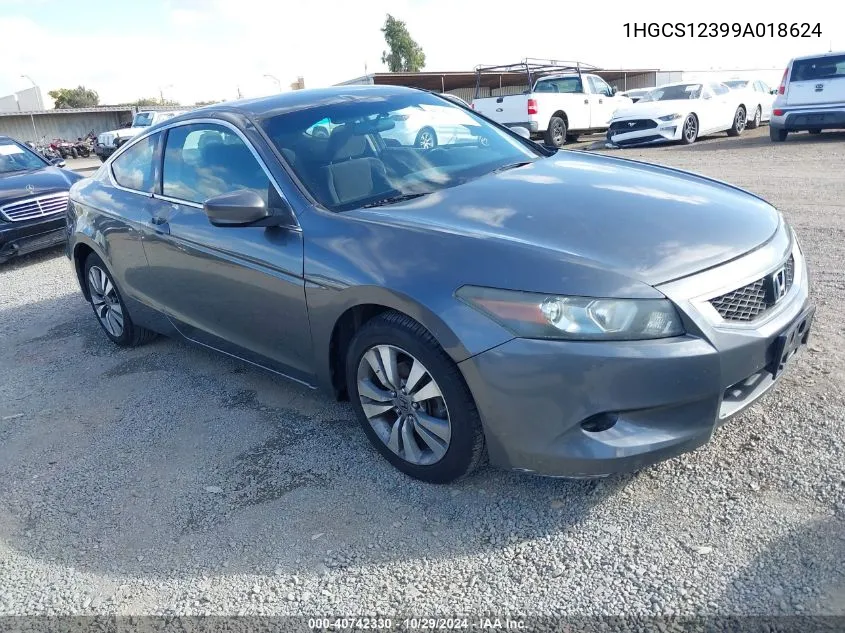 2009 Honda Accord 2.4 Lx-S VIN: 1HGCS12399A018624 Lot: 40742330