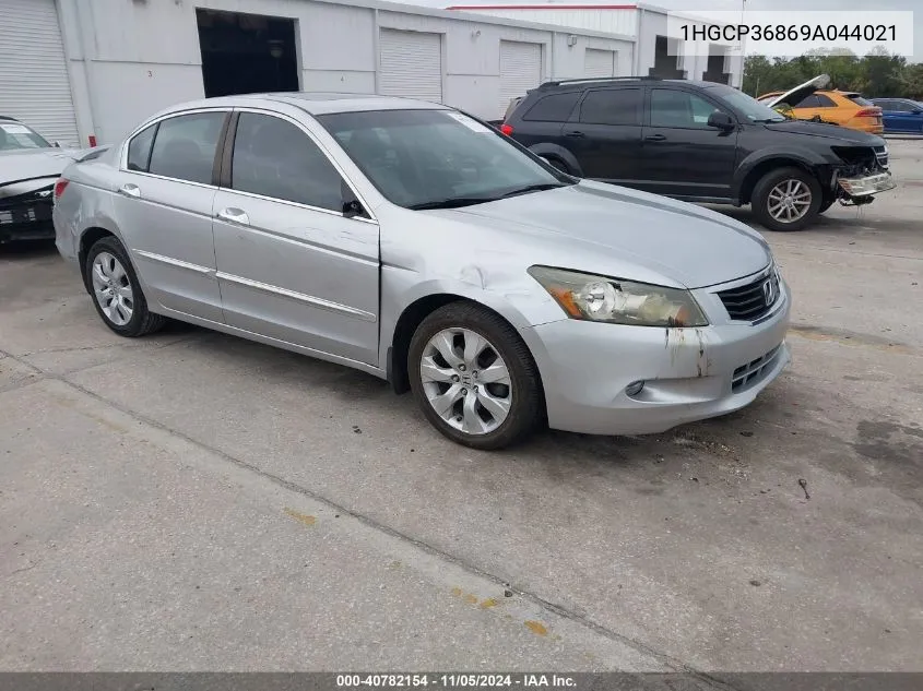 2009 Honda Accord 3.5 Ex-L VIN: 1HGCP36869A044021 Lot: 40782154