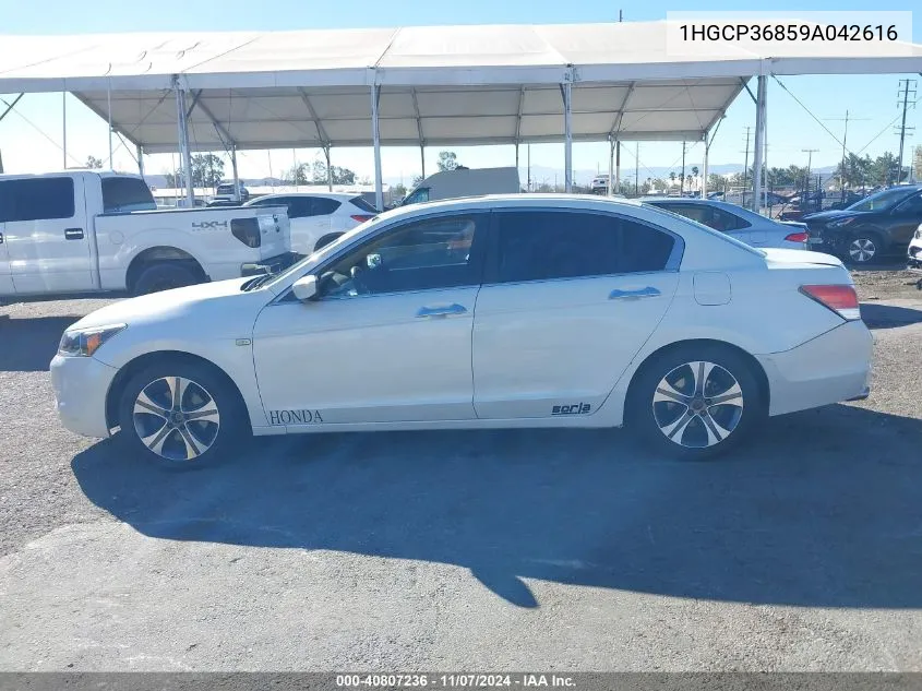 2009 Honda Accord 3.5 Ex-L VIN: 1HGCP36859A042616 Lot: 40807236