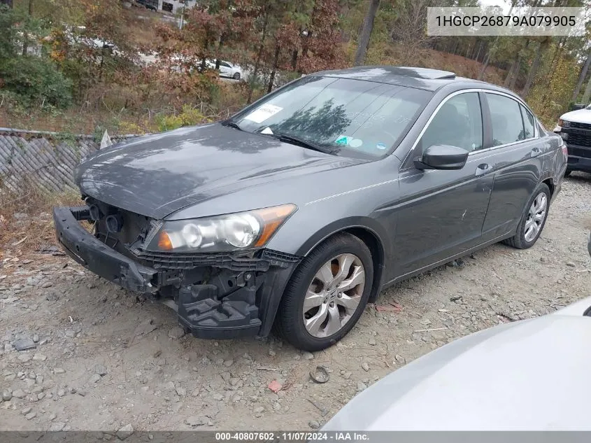 2009 Honda Accord 2.4 Ex-L VIN: 1HGCP26879A079905 Lot: 40807602