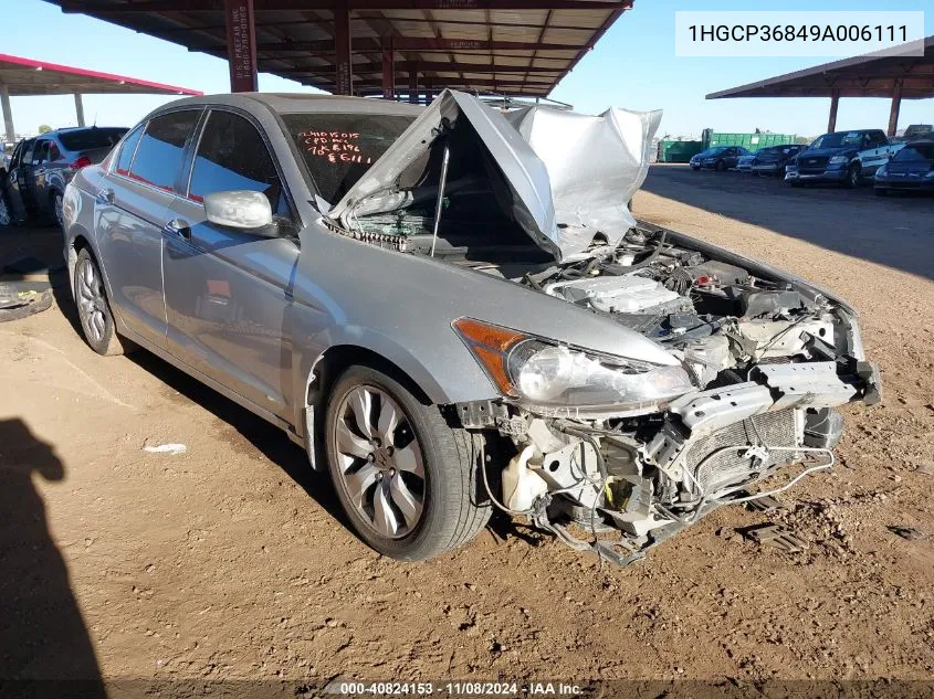 2009 Honda Accord 3.5 Ex-L VIN: 1HGCP36849A006111 Lot: 40824153