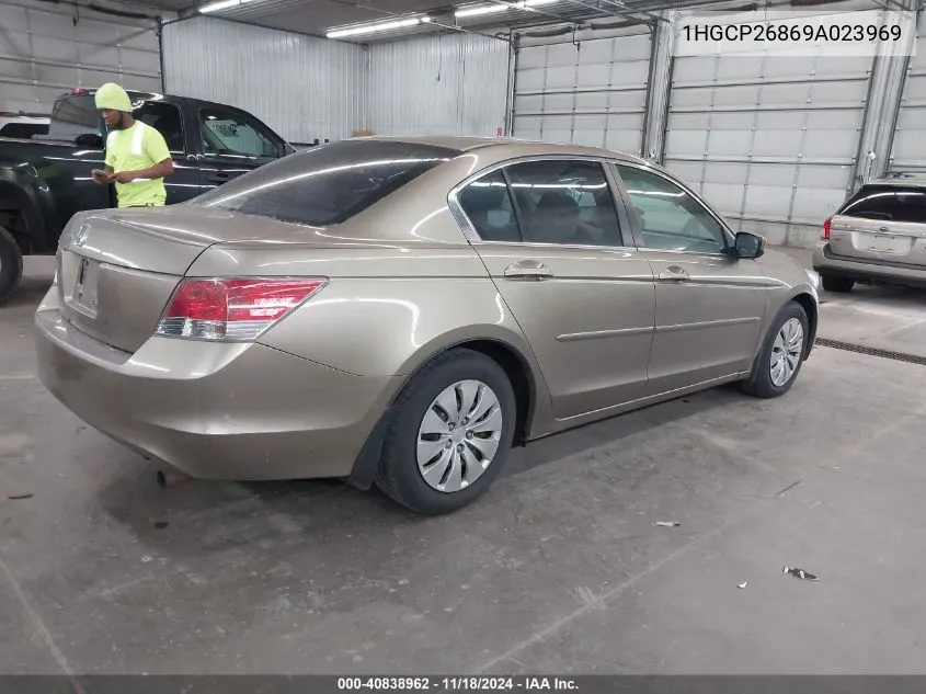 2009 Honda Accord 2.4 Ex-L VIN: 1HGCP26869A023969 Lot: 40838962