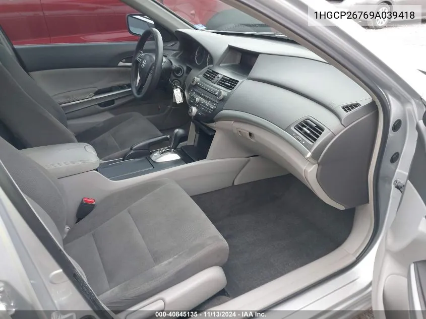 1HGCP26769A039418 2009 Honda Accord 2.4 Ex