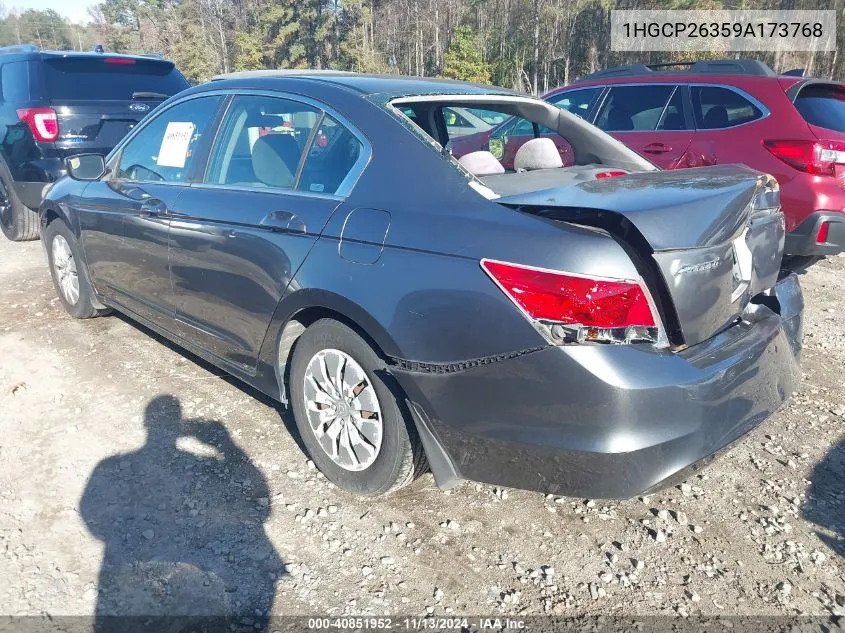 1HGCP26359A173768 2009 Honda Accord 2.4 Lx