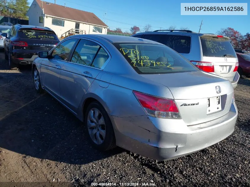 2009 Honda Accord 2.4 Ex-L VIN: 1HGCP26859A162586 Lot: 40854914