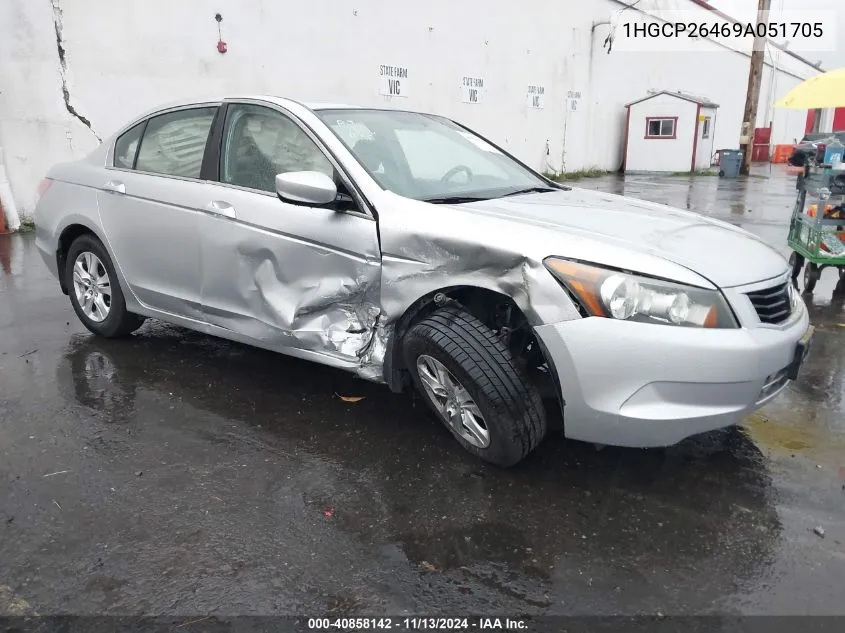 1HGCP26469A051705 2009 Honda Accord 2.4 Lx-P