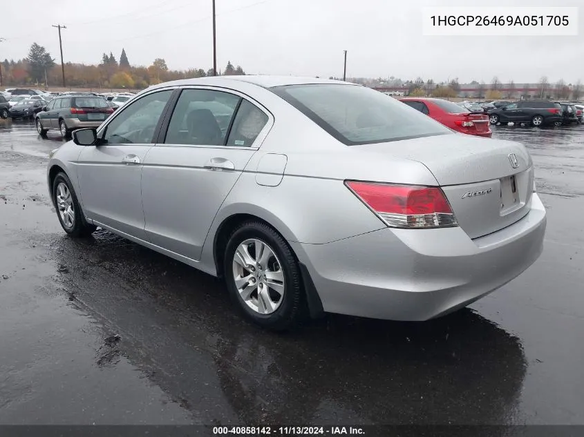 1HGCP26469A051705 2009 Honda Accord 2.4 Lx-P