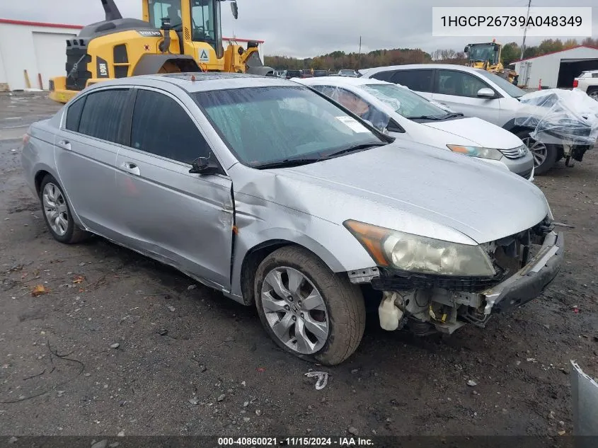 2009 Honda Accord 2.4 Ex VIN: 1HGCP26739A048349 Lot: 40860021