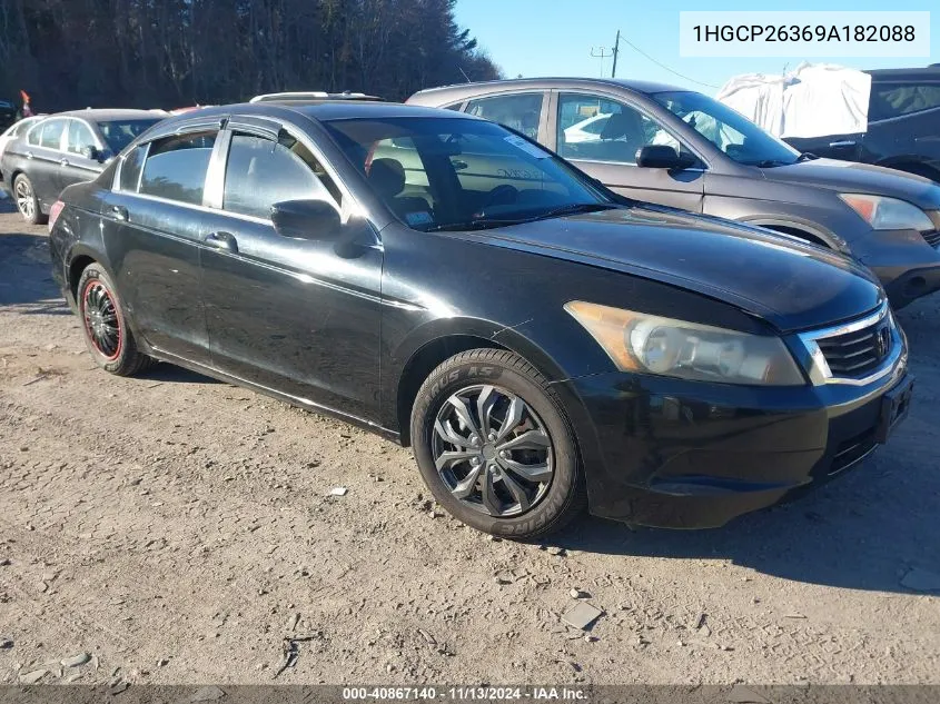 2009 Honda Accord 2.4 Lx VIN: 1HGCP26369A182088 Lot: 40867140