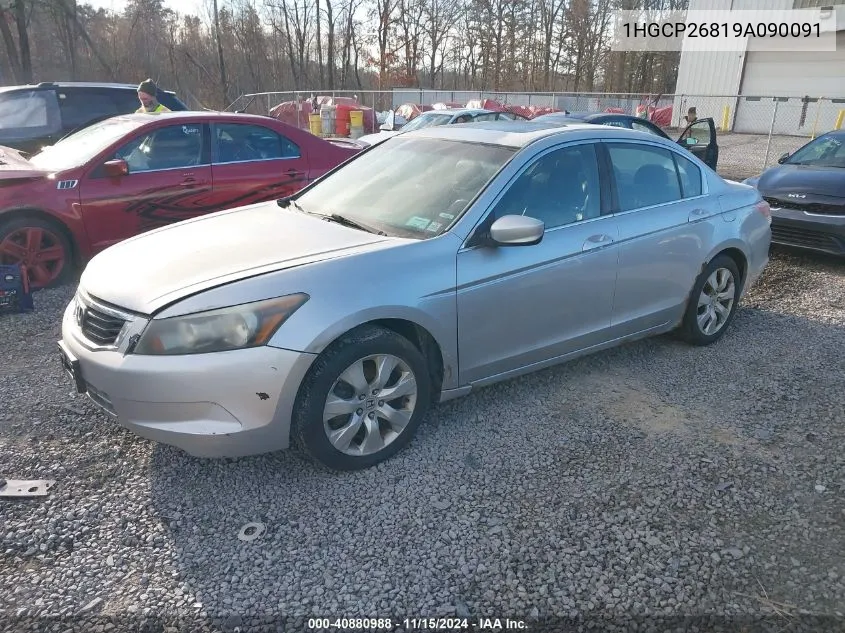 2009 Honda Accord 2.4 Ex-L VIN: 1HGCP26819A090091 Lot: 40880988