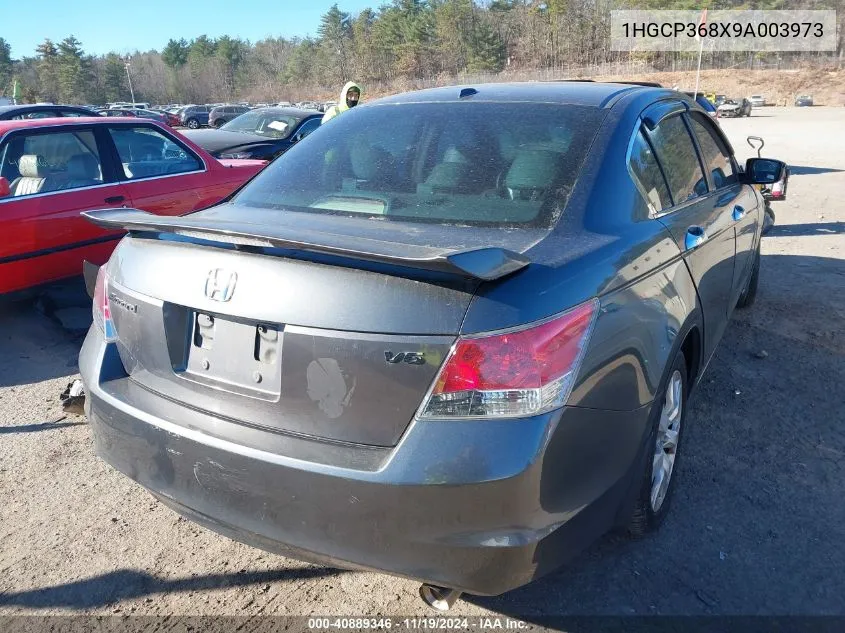 2009 Honda Accord 3.5 Ex-L VIN: 1HGCP368X9A003973 Lot: 40889346