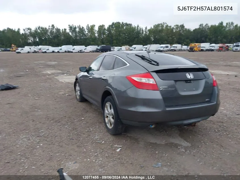 5J6TF2H57AL801574 2010 Honda Accord Crosstour