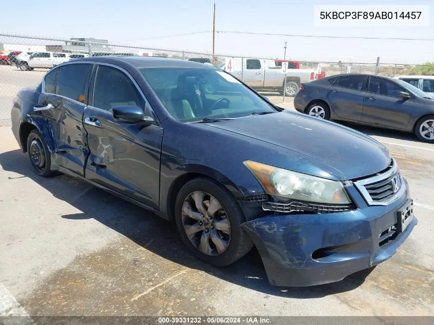 2010 Honda Accord 3.5 Ex-L VIN: 5KBCP3F89AB014457 Lot: 39331232