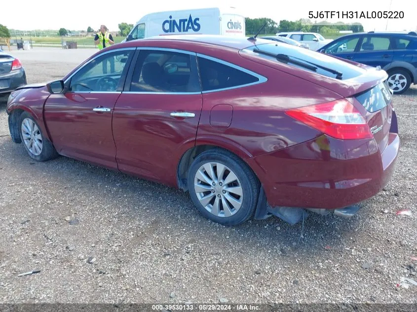 5J6TF1H31AL005220 2010 Honda Accord Crosstour Ex