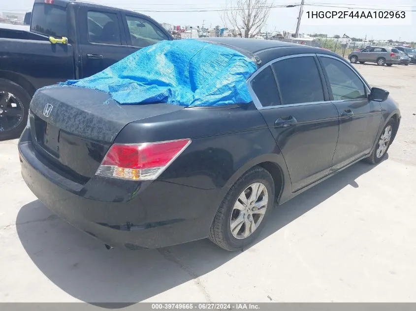 1HGCP2F44AA102963 2010 Honda Accord Lxp