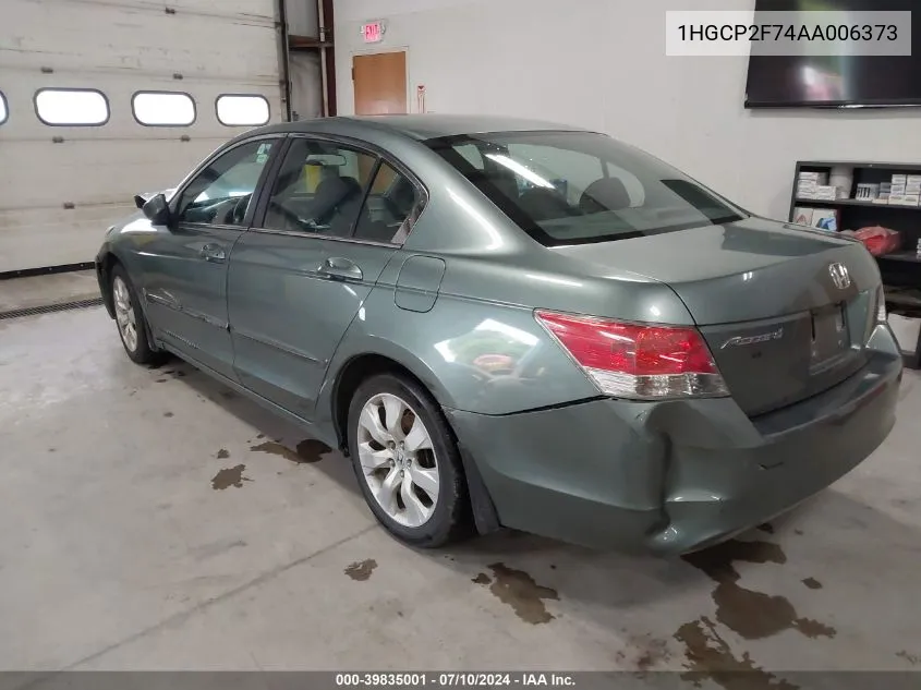 1HGCP2F74AA006373 2010 Honda Accord 2.4 Ex