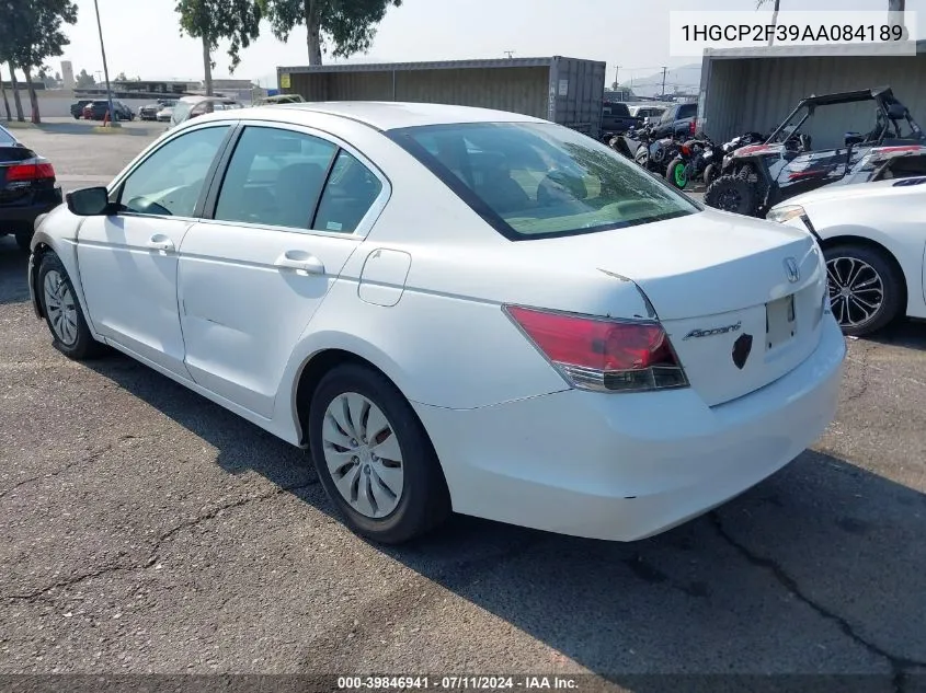 1HGCP2F39AA084189 2010 Honda Accord 2.4 Lx