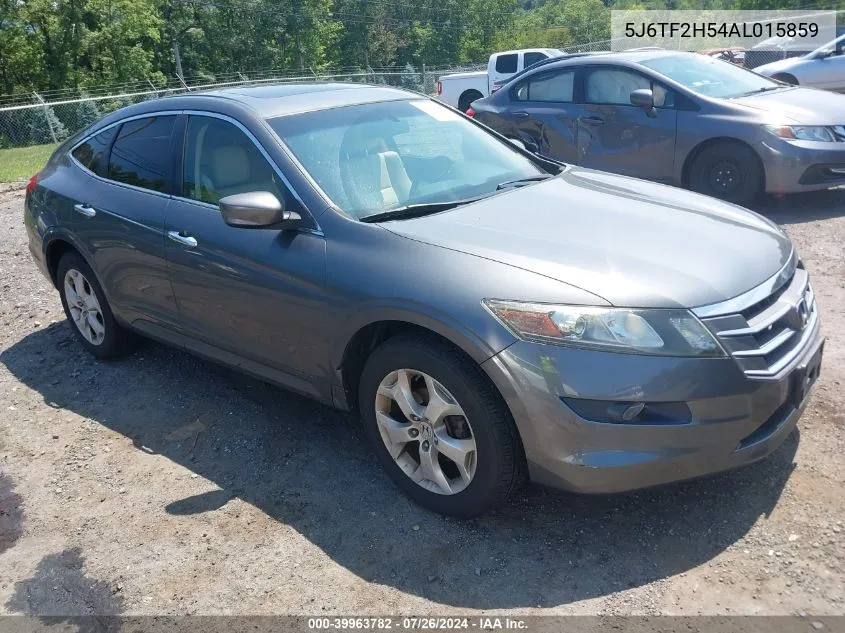 2010 Honda Accord Crosstour Ex-L VIN: 5J6TF2H54AL015859 Lot: 39963782