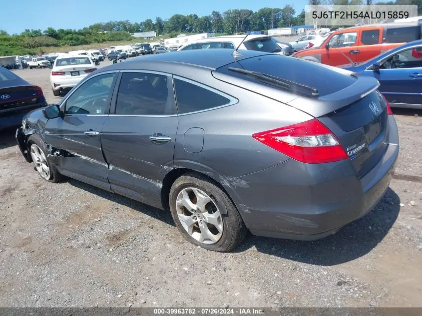 2010 Honda Accord Crosstour Ex-L VIN: 5J6TF2H54AL015859 Lot: 39963782