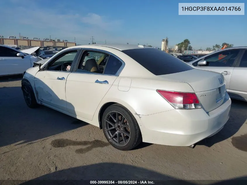 1HGCP3F8XAA014766 2010 Honda Accord 3.5 Ex-L