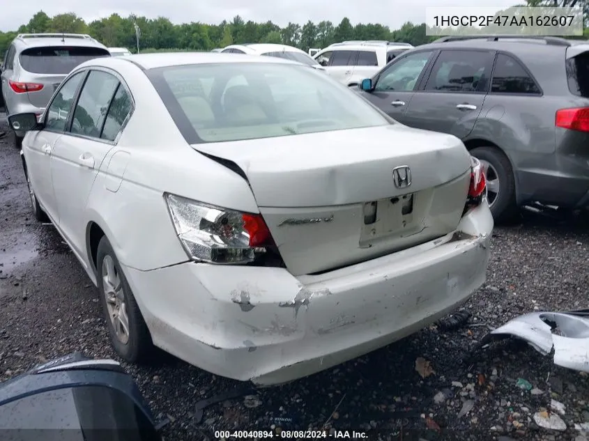 1HGCP2F47AA162607 2010 Honda Accord 2.4 Lx-P