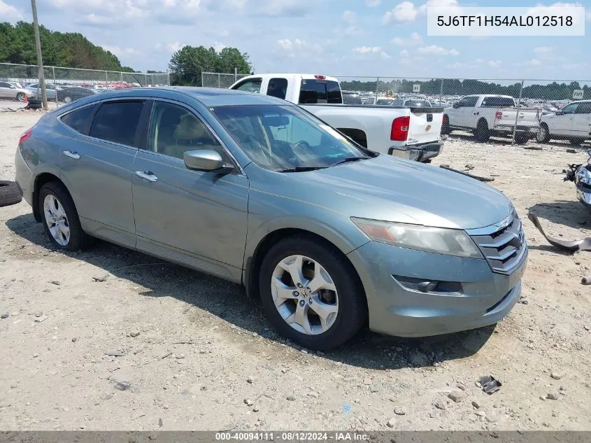 2010 Honda Accord Crosstour Ex-L VIN: 5J6TF1H54AL012518 Lot: 40094111