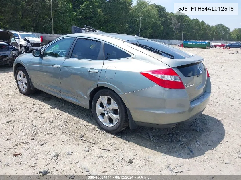 5J6TF1H54AL012518 2010 Honda Accord Crosstour Ex-L