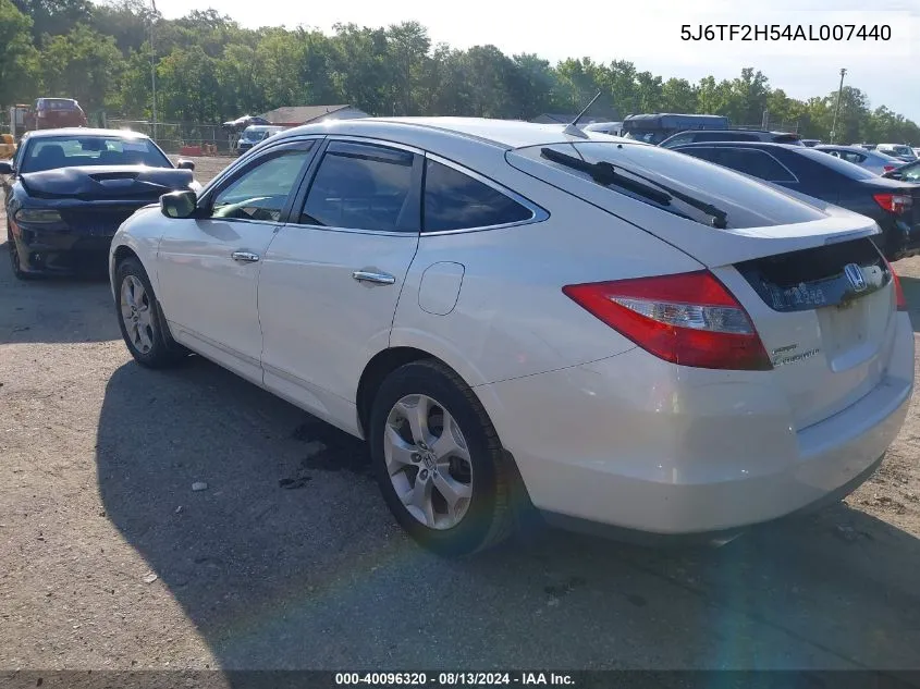 2010 Honda Accord Crosstour Ex-L VIN: 5J6TF2H54AL007440 Lot: 40096320