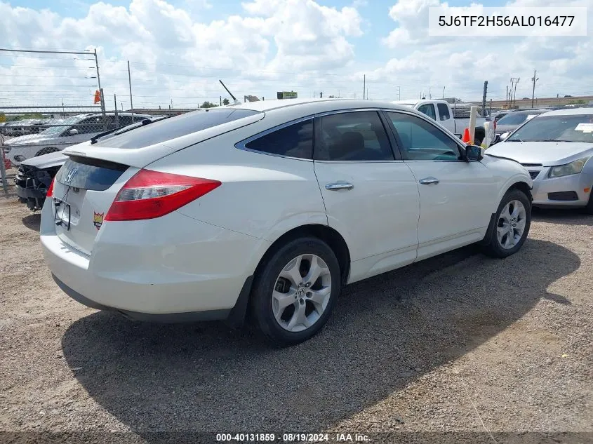 2010 Honda Accord Crosstour Ex-L VIN: 5J6TF2H56AL016477 Lot: 40131859