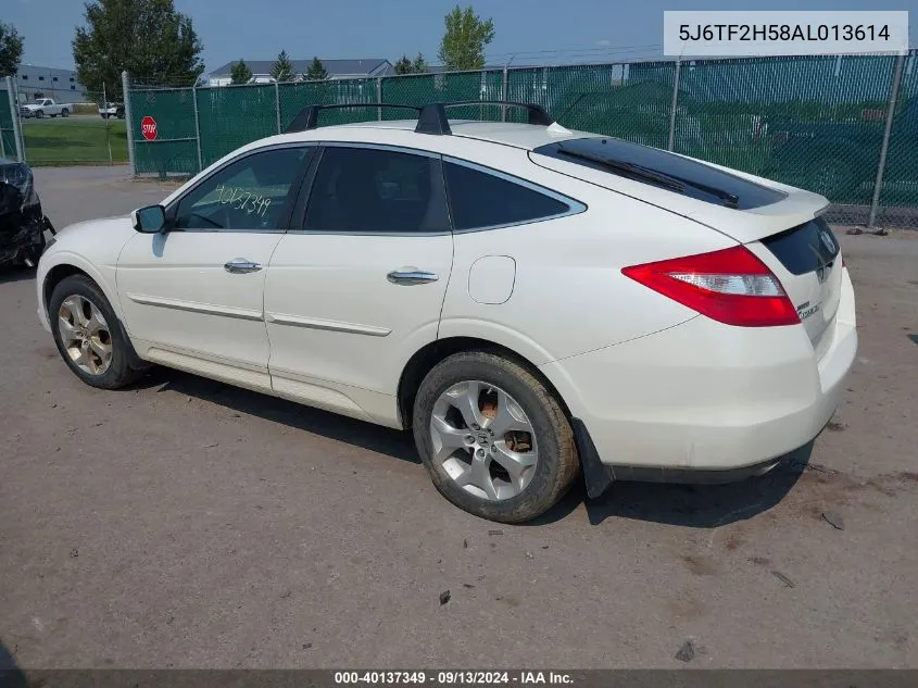 2010 Honda Accord Crosstour Ex-L VIN: 5J6TF2H58AL013614 Lot: 40137349