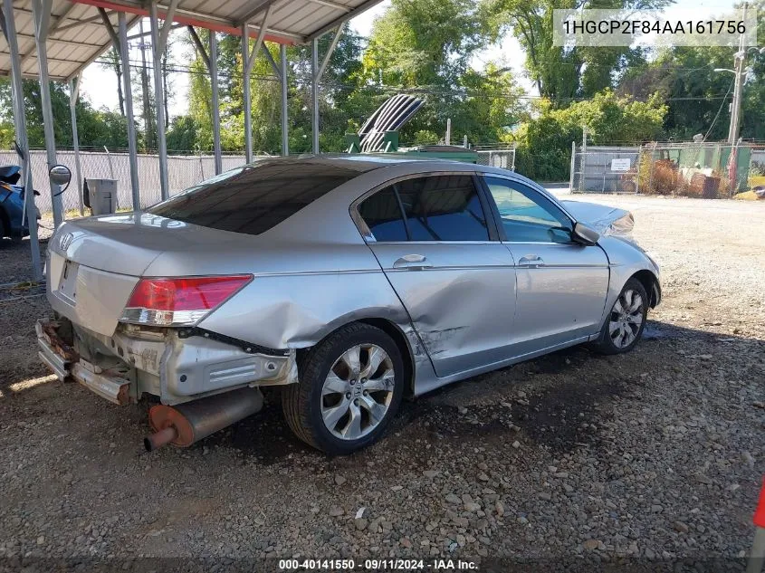 2010 Honda Accord Sdn 2.4 Ex-L/Ex-L VIN: 1HGCP2F84AA161756 Lot: 40141550