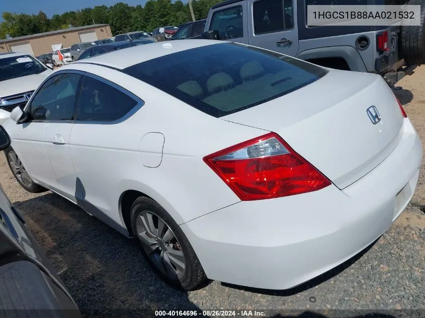 2010 Honda Accord 2.4 Ex-L VIN: 1HGCS1B88AA021532 Lot: 40164696