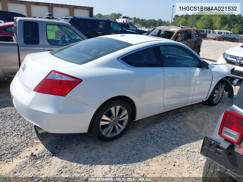 2010 Honda Accord 2.4 Ex-L VIN: 1HGCS1B88AA021532 Lot: 40164696