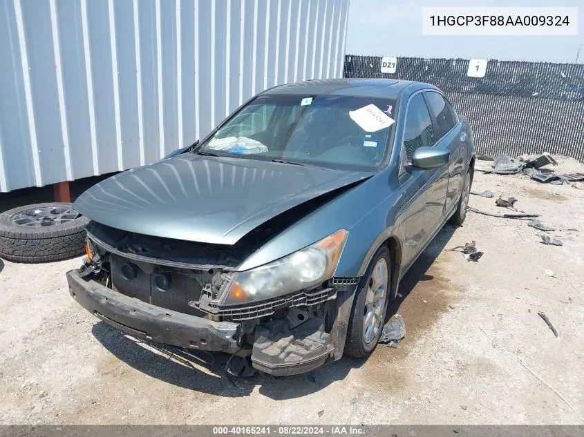 2010 Honda Accord 3.5 Ex-L VIN: 1HGCP3F88AA009324 Lot: 40165241