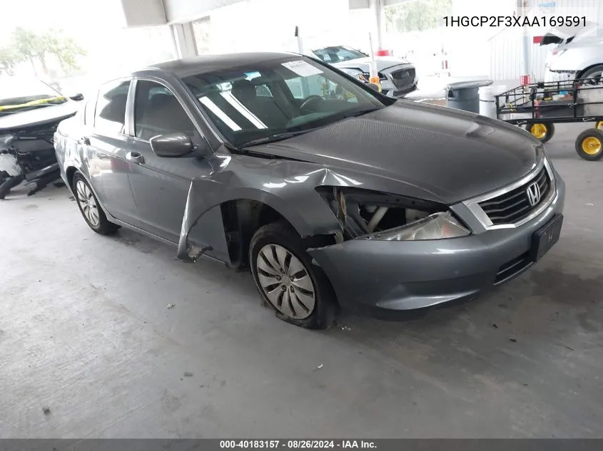 1HGCP2F3XAA169591 2010 Honda Accord 2.4 Lx