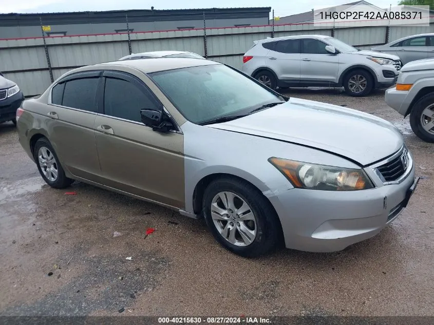 1HGCP2F42AA085371 2010 Honda Accord 2.4 Lx-P