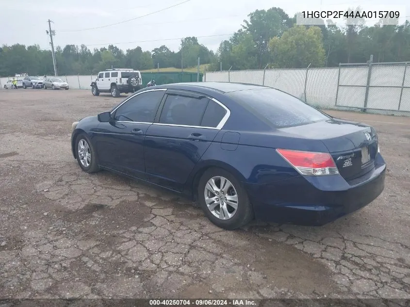 2010 Honda Accord 2.4 Lx-P VIN: 1HGCP2F44AA015709 Lot: 40250704