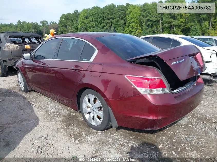 1HGCP2F75AA005782 2010 Honda Accord 2.4 Ex