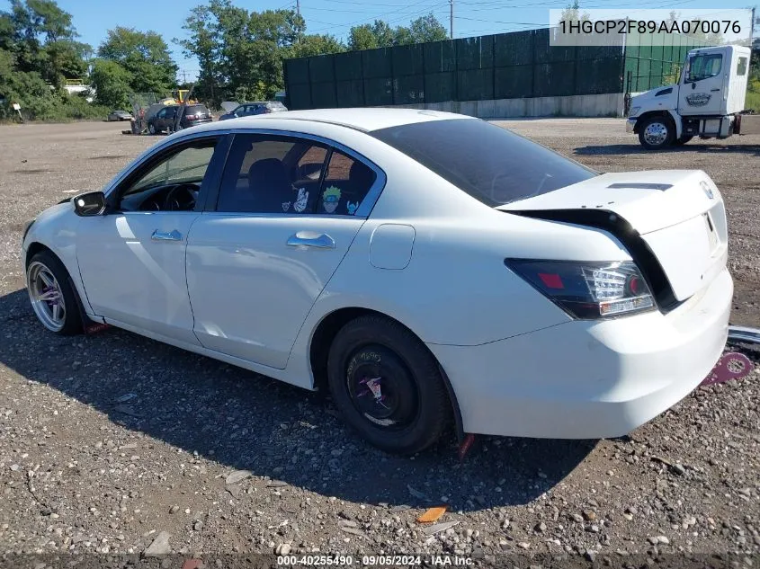 2010 Honda Accord Sdn 2.4 Ex-L/Ex-L VIN: 1HGCP2F89AA070076 Lot: 40255490