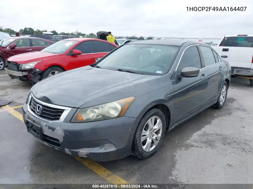 2010 Honda Accord 2.4 Lx-P VIN: 1HGCP2F49AA164407 Lot: 40257615