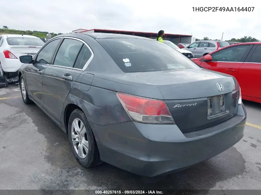 1HGCP2F49AA164407 2010 Honda Accord 2.4 Lx-P