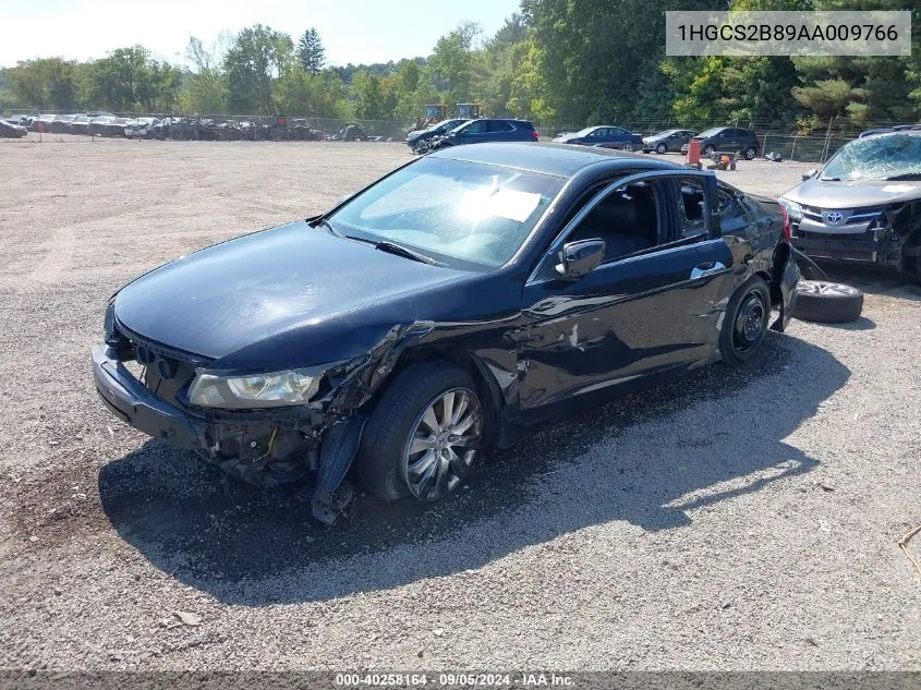 2010 Honda Accord 3.5 Ex-L VIN: 1HGCS2B89AA009766 Lot: 40258164