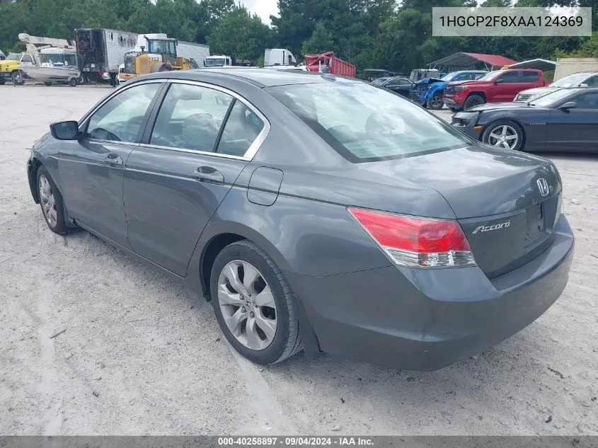 1HGCP2F8XAA124369 2010 Honda Accord 2.4 Ex-L