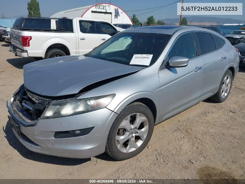 5J6TF2H52AL012233 2010 Honda Accord Crosstour Exl