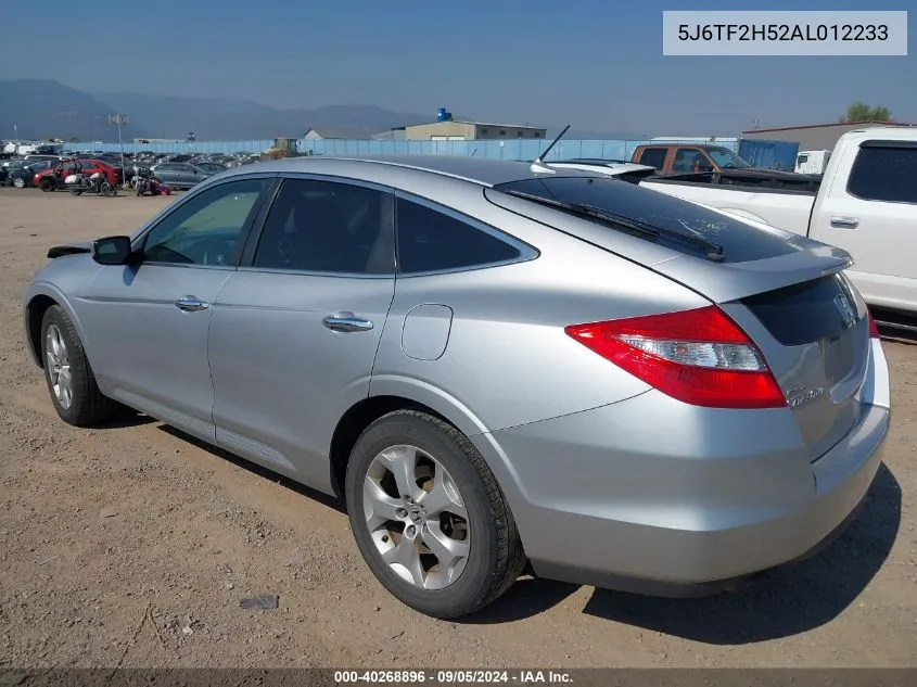 5J6TF2H52AL012233 2010 Honda Accord Crosstour Exl