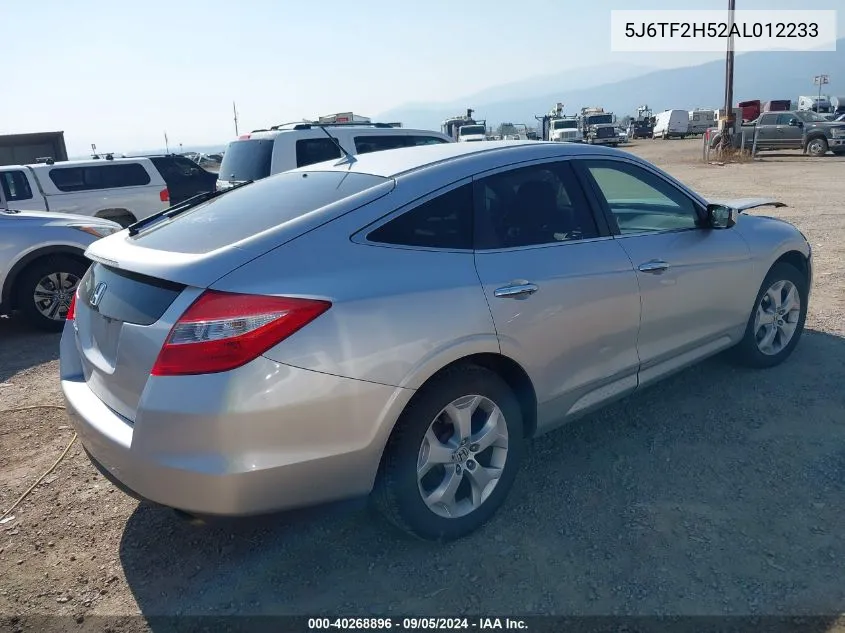 2010 Honda Accord Crosstour Exl VIN: 5J6TF2H52AL012233 Lot: 40268896